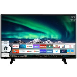 Televizor LED Smart Vortex V43V750S, diagonala 109 cm, Full HD, clasa E, negru