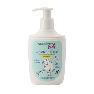 Gel pentru corp si par Gerovital Kids Sensitive, 300ml