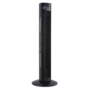 Ventilator tip turn Qilive Q.6903, 45W, 3 viteze, temporizator, oscilatie, negru