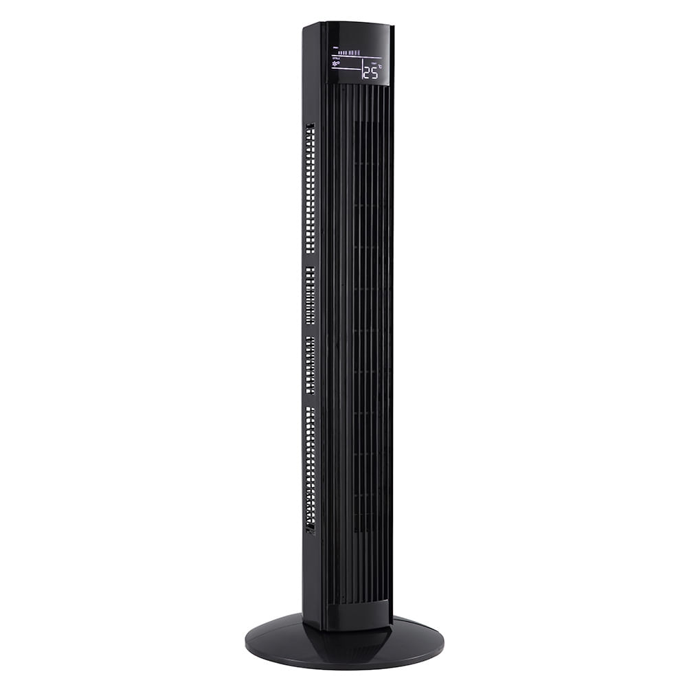 Ventilator tip turn Qilive Q.6903, 45W, 3 viteze, temporizator, oscilatie, negru