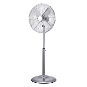Ventilator de podea Qilive Q.6742, 50W, 3 viteze, oscilatie, argintiu