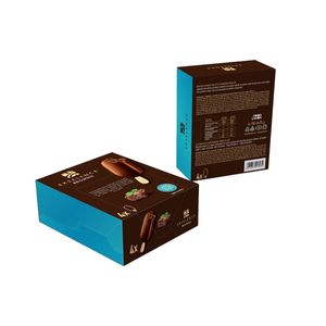 Inghetata cu ciocolata si bucati de brownie Ekselence Multipack, 4 x 100 ml