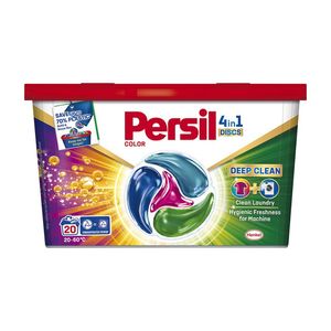 Detergent capsule pentru rufe Persil 4 in 1 Discs Color, 20 spalari
