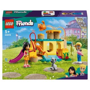 LEGO Friends - Aventuri pe terenul de joaca pentru pisici 42612, 87 piese