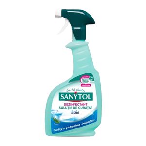 Solutie de curatat si dezinfectant pentru baie Sanytol Pure, 750 ml