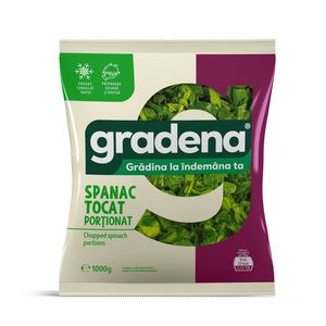 Spanac tocat si portionat Gradena, 1Kg