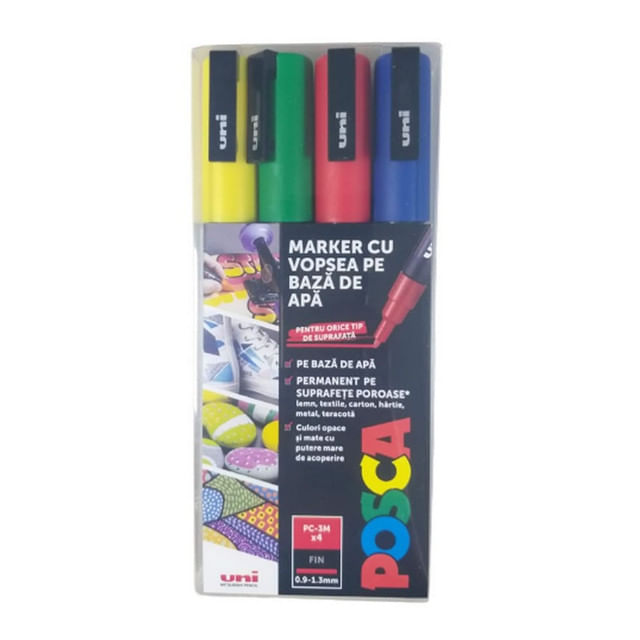 set-markere-posca-pc-3m-9-13-mm-4-culori