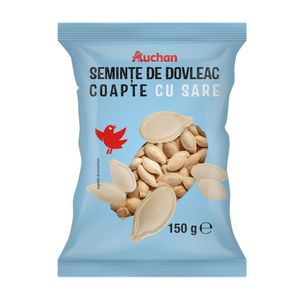 Seminte de dovleac coapte cu sare Auchan, 150 g
