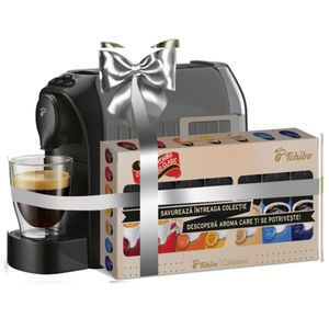 Espressor Tchibo Cafissimo Easy Metallic Silver + 70 capsule Cafissimo Classic Collection