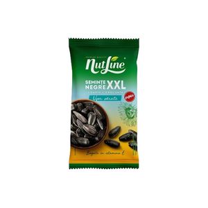 Seminte negre de floarea soarelui XXL Nutline, sarate, 80 g