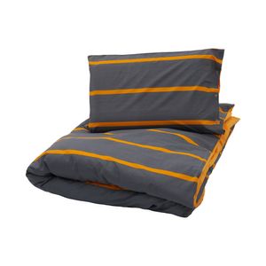 Lenjerie de pat din bumbac, 2 piese, 150 x 200 cm, model Orange