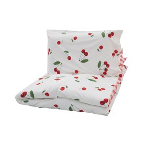 Lenjerie de pat din bumbac, 2 piese, 150 x 200 cm, model Cherry