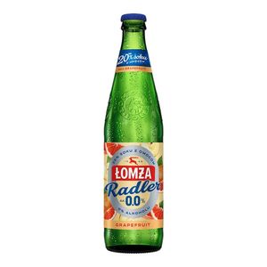 Bere blonda fara alcool cu aroma de grapefruit Lomza Radler, 0.5 l