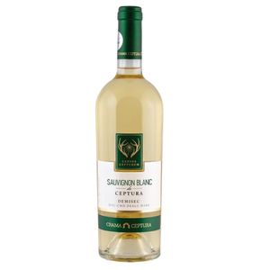 Vin alb demisec Ceptura Cervus Cepturum, Sauvignon Blanc 0.75 l