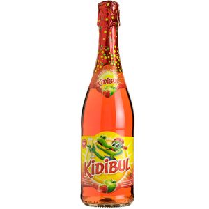 Sampanie pentru copii cu gust de mere si capsuni Kidibul, fara alcool, 0.75 l