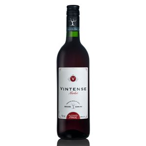 Vin rosu sec Vintense, Merlot, fara alcool 0.75 l
