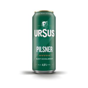 Bere blonda Ursus Core Pilsener, doza, 0.5 l