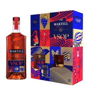 Coniac Martell VSOP, 40% alcool, 0.7 l + 2 pahare
