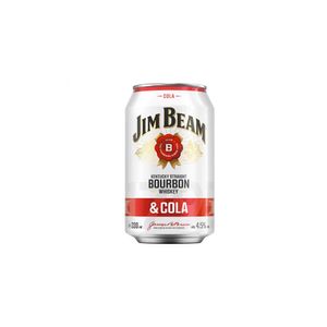 Whisky Jim Beam White & Cola, 4.5% alcool, 0.33 l