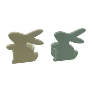 Suport pentru lumanare din ceramica Actuel, forma iepure