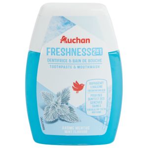 Pasta de dinti 2in1 Auchan, 75 ml