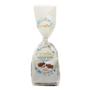 Bomboane de ciocolata cu lapte umplute cu praline si bucati de alune caramelizate Vendome, 200 g