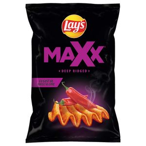 Chipsuri cu chilli si lime Lay's Maxx, 115 g