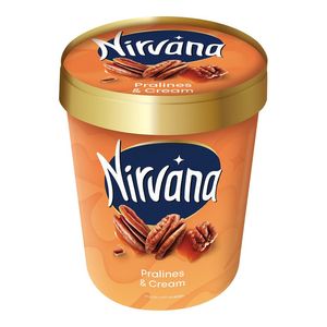 Inghetata de caramel Nirvana Pralines & Cream, 420 ml