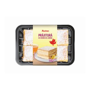 Prajitura cu crema de lamaie Auchan, 220 g