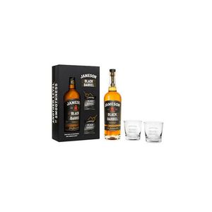 Pachet whisky Jameson Black Barrel Irish, 40% alcool, 0.7 l + 2 pahare