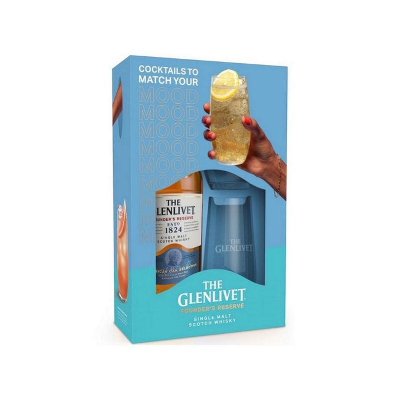 pachet-whisky-glenlivet-founder-s-reserve-40-alcool-0-7l-2-pahare