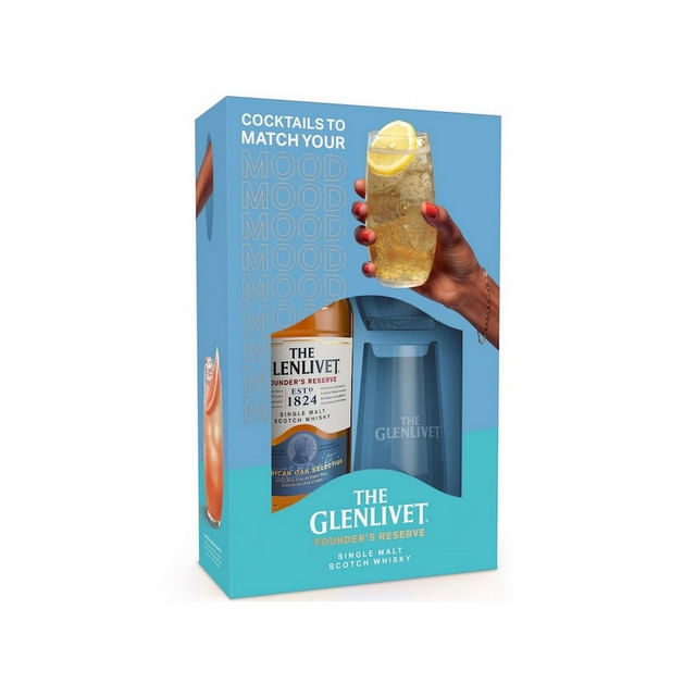 pachet-whisky-glenlivet-founder-s-reserve-40-alcool-0-7l-2-pahare