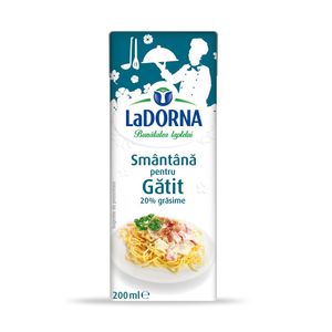 Smantana de gatit LaDorna, 20% grasime, 200 ml