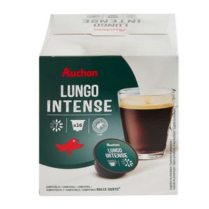 Cafea capsule lungo intenso Dolce Gusto Auchan, 16 capsule