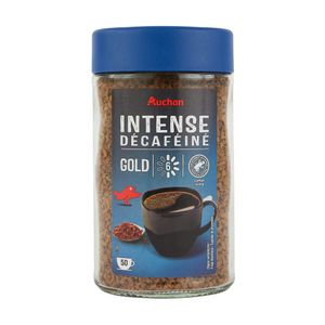 Cafea solubila Auchan Gold Intenso decofeinizata 100 g