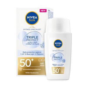 Crema de fata cu protectie solara Nivea Sun, SPF 50, 50 ml