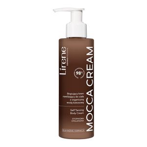 Crema hidratanta Lirene Mocca Cream pentru bronz gradual, formula vegana, 190 ml