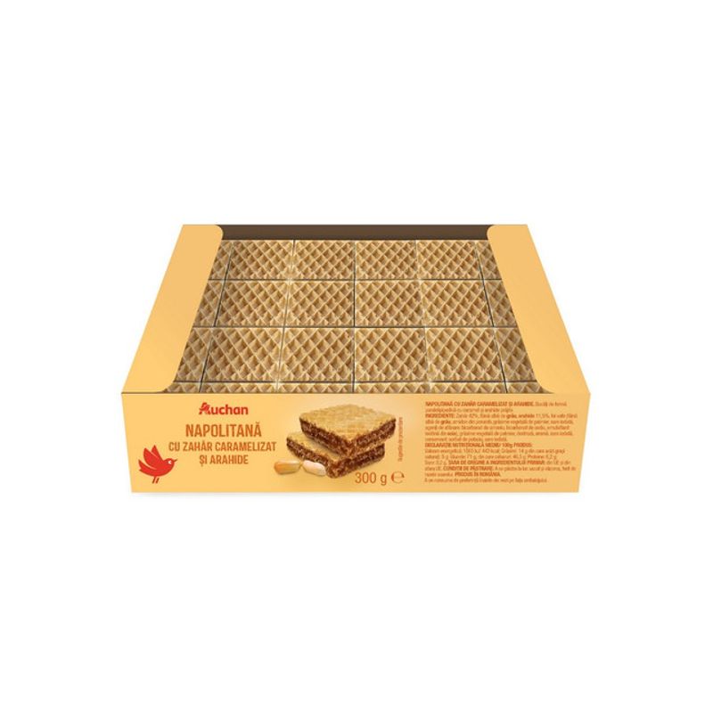 napolitane-cu-zahar-caramelizat-si-arahide-auchan-300-g