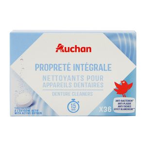 Tablete pentru curatarea aparatelor dentare Auchan