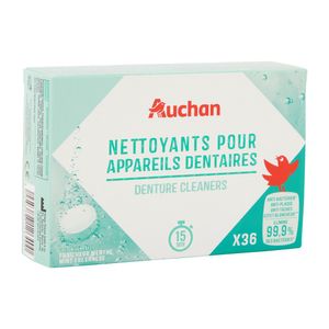 Tablete pentru curatarea aparatelor dentare Auchan