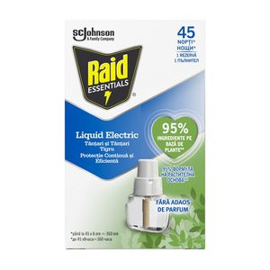 Rezerva aparat electric impotriva tantarilor Raid Essentials, 45 nopti, 27 ml