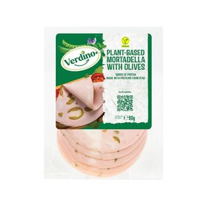 Mortadella cu masline Verdino, 80 g