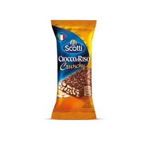 Baton cu orez si ciocolata Riso Scotti Snack Crunchy, 30 g