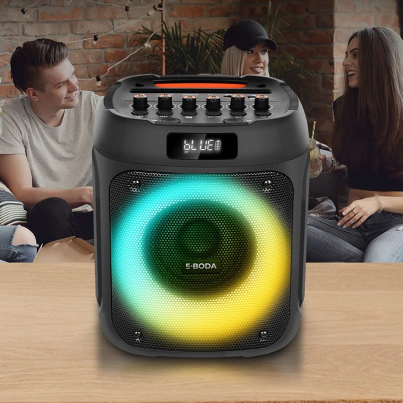 boxa-portabila-e-boda-the-vibe-510-bluetooth-4-2-autonomie-4-ore-efecte-luminoase-rgb-tws-negru