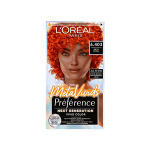 Vopsea de par Garnier, Garnier,  semi-permanenta L'Oreal Paris Preference Metavivids 6.403 Meta Coral, 154 ml