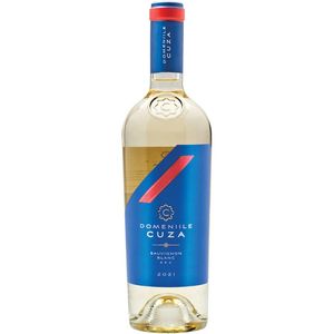 Vin alb sec Domeniile Cuza, Sauvignon Blanc, 0.75 l