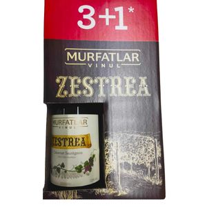 Pachet vin rosu demisec Murfatlar Zestrea, (3+1) x 0.75 l