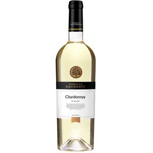 Vin alb sec Domeniile Davidescu Chardonnay, 0.75 l