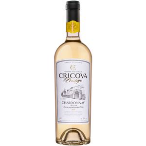 Vin alb sec Cricova Prestige, Chardonnay, alcool 12.5%, 0.75 l