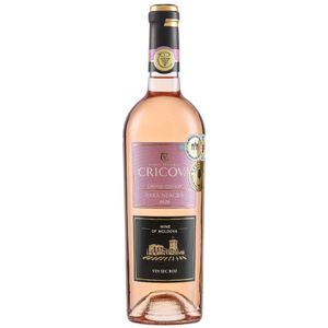 Vin rose sec Cricova Rara Neagra editie limitata, alcool 13.5%, 0.75 l